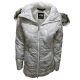 The North Face Harway Heatseeker Faux-Fur-Trim Jacket White Camo Small front from Affordable Designer Brands