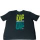 Nike Men's Man Up Or Shut Up Dri-fit Cotton T-Shirt Green Xlarge Affordable Designer Brands