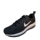 Nike Mens Athletic Shoes Air Max Genome Textile Lace Up Black Cushioned Athletic Sneakers Black White Anthracite 10.5M Affordable Designer Brands