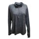 NIKE Womens Reflective Heathered 1/4 Zip Pullover Gray