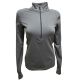 Nike Dri-FIT Fleece-Lined Half-Zip Top Jacket Dark Grey Heather Small