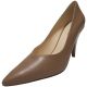 Nine West Womens Whistles Leather Pointed Toe Classic Pumps Natural Brown 8.5M Affordable Designer Brands