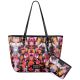Nine West Show Stopper Medium Pink Multicolored Butterflies Tote