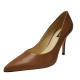 Nine West Womens Flax Pointed Pumps Light Brown Leather 9M from Affordable Designer Brands