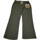 No Comment Classic Drawstring Elastic Waistband Sweatpants With Flared Leg Olive Green XLarge