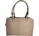 Olivia + Joy Hailey Double Medium Brown Top Handle Satchel Handbag front Affordable Designer Brands 