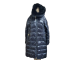 1 Madison Womens Luxe Expedition Genuine Fox-Fur-Trim Puffer Coat Black XXL Affordable Designer Brands