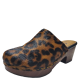 Patricia Nash Womens Laura Leopard Leather Mules 8M Affordable Designer Brands