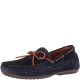 Polo Ralph Lauren Roberts Moe Toe Suede Leather loafers Navy 10D Affordable Designer Brands