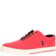 Polo Ralph Lauren Mens Vaughn Canvas Low Top Sneakers Red 14 D Affordable Designer Brands