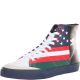 Polo Ralph Lauren Men's Solomon Flag-Print Sneakers Multicolor 12D