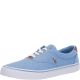 Polo Ralph Lauren Mens Canvas Thorton Sneakers Blue Washed Twill 8.5 D