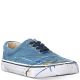 Polo Ralph Lauren Mens Thorton Cotton Blue Splatter Sneakers 8 D Affordable Designer Brands
