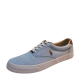 Polo Ralph Lauren Men's Shoes Thorton Cotton Lace Up Sneakers 10D Sky Blue Multi Pony from Affordable Designer Brands