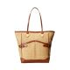 Lauren Ralph Lauren Gipson Natural lauren Tan Tote Handbag Front From Affordable Designer Brands