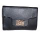 Rampage Clasp Clutch Crossbody Handbag Black front Affordable Designer Brands 