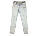 Rewash Juniors Ripped Lace-Trim Wash Light Wash Jeans Affordable Designer Brands