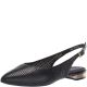 Rockport Women's Adelyn Perforated Leather Sling Ballet Flat Black 9M from Affordable Designer Brands