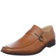 Stacy Adams Men's Beau Bit Perforated Loafer Cognac Brown 9 W from Affordable Designer Brands