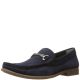 Stacy Adams mens Kelby Moccasin-Toe Loafers Navy Blue 10.5 M from Affordable Designer Brands