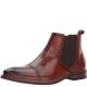 Stacy Adams Mens Alomar Leather Rustcopper Chelsea Boots 11.5 M from Affordable Designer Brands