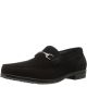 Stacy Adam Mens Newcomb with Bit Suede Black Loafer 9.5 M from Affordable Designer Brands
