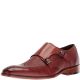Stacy Adams Mens Lavine Double Monk Strap Leather Chestnut 12 M from Affordabledesignerbrands.com