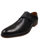 Stacy Adams Mens Sutcliff Plain-Toe Monk Strap Loafer Black 8M from Affordable Designer Brands