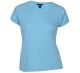 Style & Co. Women's Pocketed Solid Color Cotton Top T-Shirt  Blue Surf Spray Size Xsmall