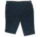 Style&Co Plus Size Petite 24W Medieval Blue Cuffed Cargo Capri Pants