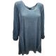 Style Co Burnout Knit Top Sweatshirt Blue Fog Wash XLarge front from Affordable Designer Brands