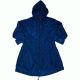 Style & Co. Women Hidden-Hood Utility Jacket Raincoat Ink Blue  Small AffordableDesignerBrands.com