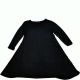 Style & Co Women Three-Quarter-Sleeve Shift Dress Deep Black Medium Affordable Designer Brands