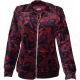Style & Co. Petite Velour Printed Zip-Front Track Jacket