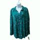 Style Co Floral-Print Bell-Sleeve Top Pop Garden Green Small Affordable Designer Brands