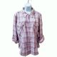 Style & Co Pocketed Plaid-Print Long Sleeve Button Down Shirt Deanna Plaid Orchid XLarge Affordable Designer Brands