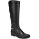 Style & Co Womens Keppur Wide-Calf Riding Boots Black 5M from Affordabledesignerbrands.com