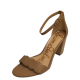 Sam Edelman Womens Odila Ankle-Strap Dress Sandal Nude Soft Beige Leather 7.5M from Affordable Designer Brands