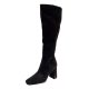 Sam Edelman Women's Clarem Knee-High Suede Boots Black 7M Affordable Designer Brands