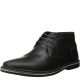 Steve Madden Mens Harken Leather Black Chukka Boots 7.5 M from Affordable Designer Brands