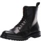 Steve Madden Men's Kommbat Black Leather Boots 8.5 M Affordable Designer Brands