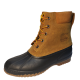 Sorel Men's Cheyanne II Waterproof Boots Chipmunk Black Leather 12M Affordable Designer Brands