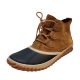 Sorel Womens Out N About Leather waterproof Winter Snow Boots 9M ELK Brown Affordable Designer Brands