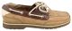 Sperry Men's Top-Sider 2-Eye Stingray Loafer Boat Shoes Taupe Brown 9 M