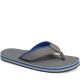 Tommy Bahama Khenan Mens Gray Canvas Flip-Flops Sandals 12M Affordable Designer Brands