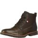 Tommy Hilfiger Men's Bohan Mixed Media Brown Ankle Boot 9 M from Affordable Designer Brands