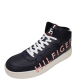 Tommy Hilfiger Mens Filmer High-Top Sneakers Dark Blue 9.5M Affordable Designer Brands