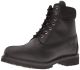 Timberland Men's 6 inch Premium Waterproof Boot, Black Smooth Leather,9.5 M US