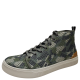 Toms Mens Travel Lite High Top Sneakers Woven Fabric Dusty Olive Flecktarn Camo Green 8.5M Affordable Designer Brands