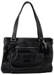 Tyler Rodan Berlin Triple Entry Tote Handbag One Size Black Front From Affordable Designer Brands